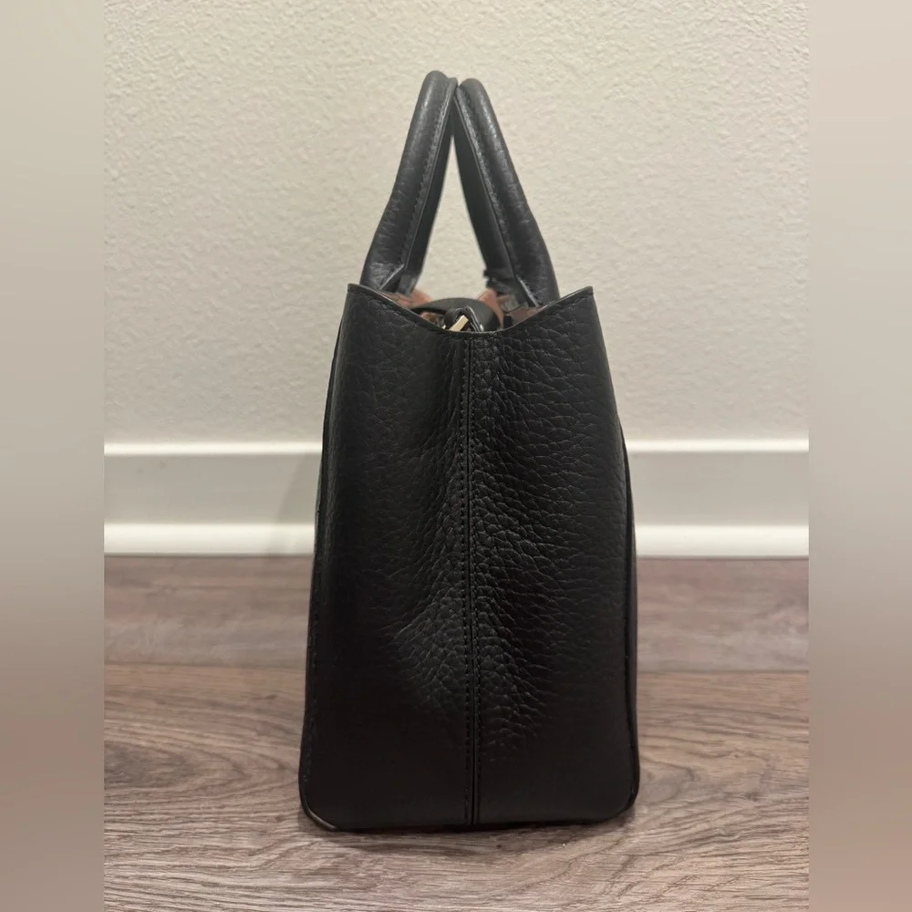 Kate Spade Carter Street Devlin Black Pebbled Leather Purse - Picture 5 of 11